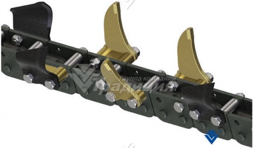 Цепь TR 1500x150 мм — комбинированная (xhd) 44-3938 Цепь TR 1500x150 мм — комбинированная (xhd) 44-3938